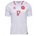 Maillot de foot Danemark Victor Kristiansen #17 Extérieur vêtements Europe 2024 Manches Courtes